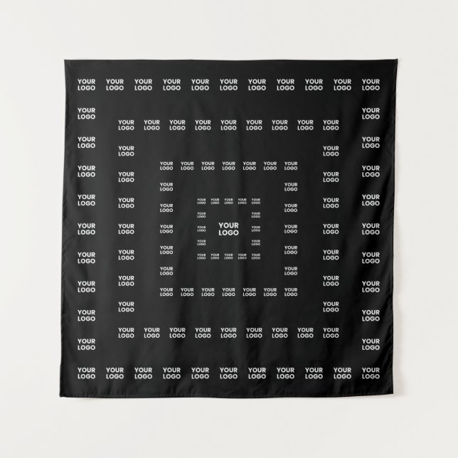 Your Logo or Any Design/Image | Square Pattern  Tapestry (Front)