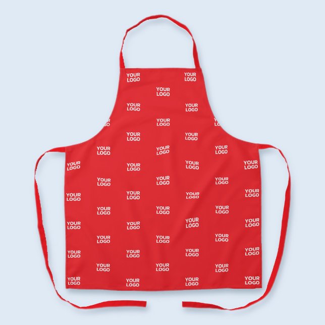 Your Logo or any Image/Design Automatically Tiled Apron (Creator Uploaded)