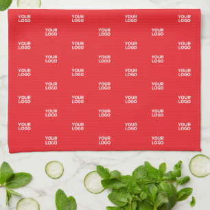 Your Logo or any Image/Design Automatically Tiled Tea Towel