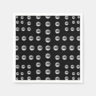 Your Logo or Any Image   Unique Modern Pattern  Napkin
