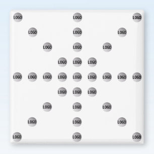 Your Logo or Any Uploaded Image Star Pattern Magnet