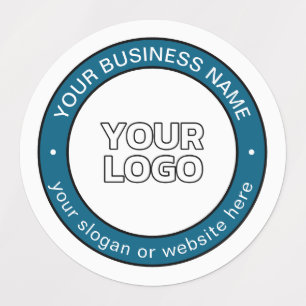 Your Logo or Design & Circular Text Waterproof