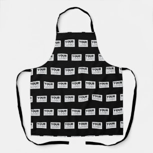 Your Logo or Design   Editable Colour Background  Apron