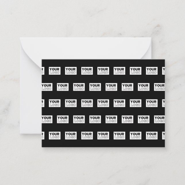 Your Logo or Design | Editable Colour Background  Card (Front)