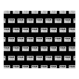 Your Logo or Design   Editable Colour Background  Poster
