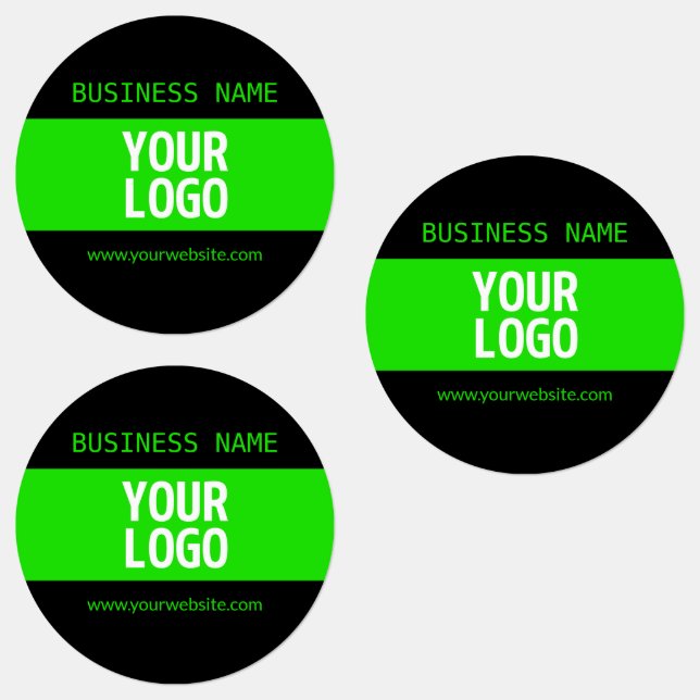 Your Logo or Image | Black & Bright Green (Group)