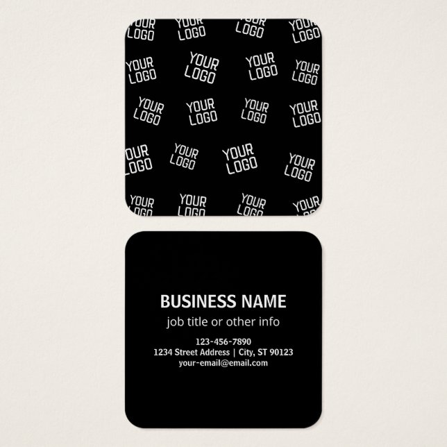 Your Logo or Image | Randomised Looking Template (Front & Back)
