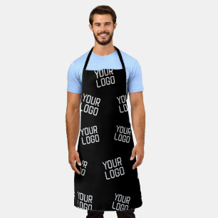 Your Logo or Image   Randomised Looking Template Apron