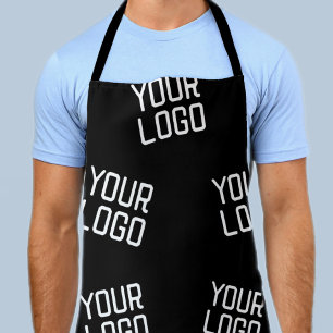 Your Logo or Image Randomised Looking Template Apron
