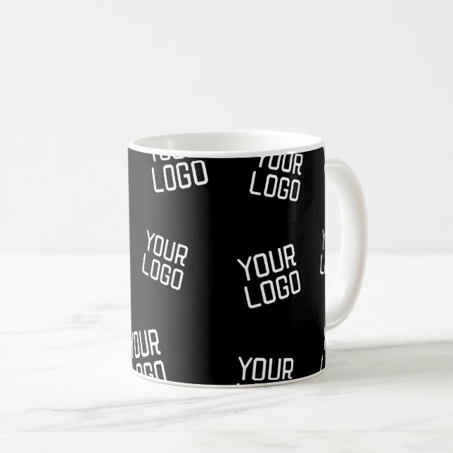 Your Logo or Image | Randomised Looking Template Coffee Mug (Front Right)