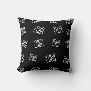 Your Logo or Image   Randomised Looking Template Cushion