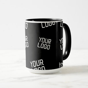 Your Logo or Image   Randomised Looking Template Mug