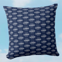 Your Logo or Image Repeating Pattern | Navy Blue