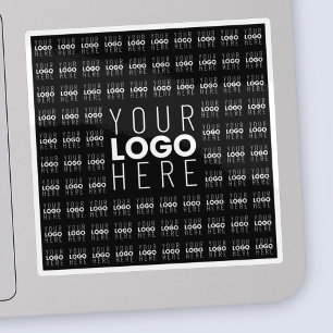 Your Logo or Image Tiled Pattern Large Centre Logo