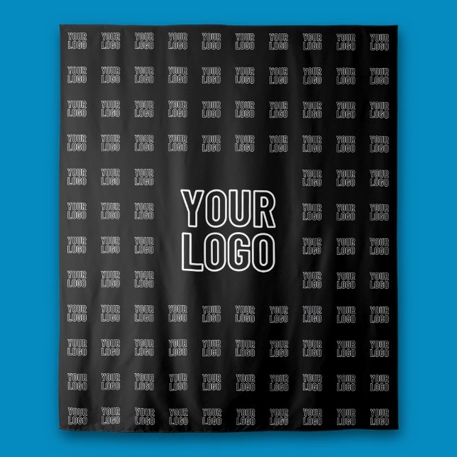 Your Logo or Image Tiled Pattern Large Centre Logo Tapestry (Creator Uploaded)