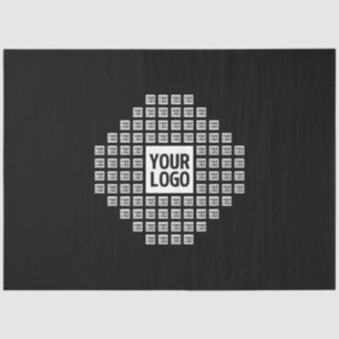 Your Logo or Image   Unique Modern Pattern Tissue Paper