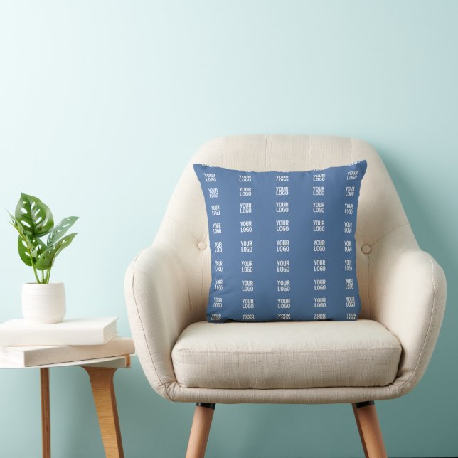 Your Logo or Image  | Vertical Stripes Pattern  Cushion (Chair)