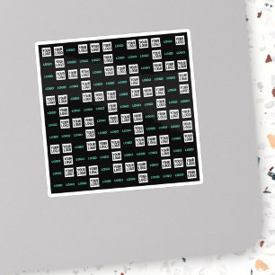 Your Logo or Image   Zig Zag Pattern w/Two Images