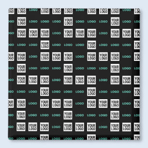 Your Logo or Image Zig Zag Pattern w/Two Images Magnet