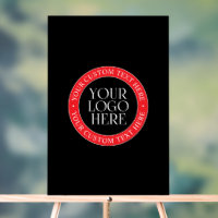 Your Logo or other Image | Black Red & White