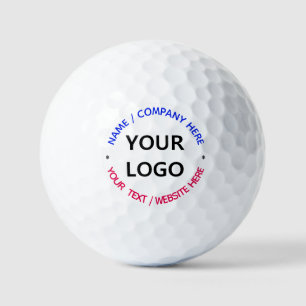Your Logo or Photo Custom Text Stamps Golf Balls