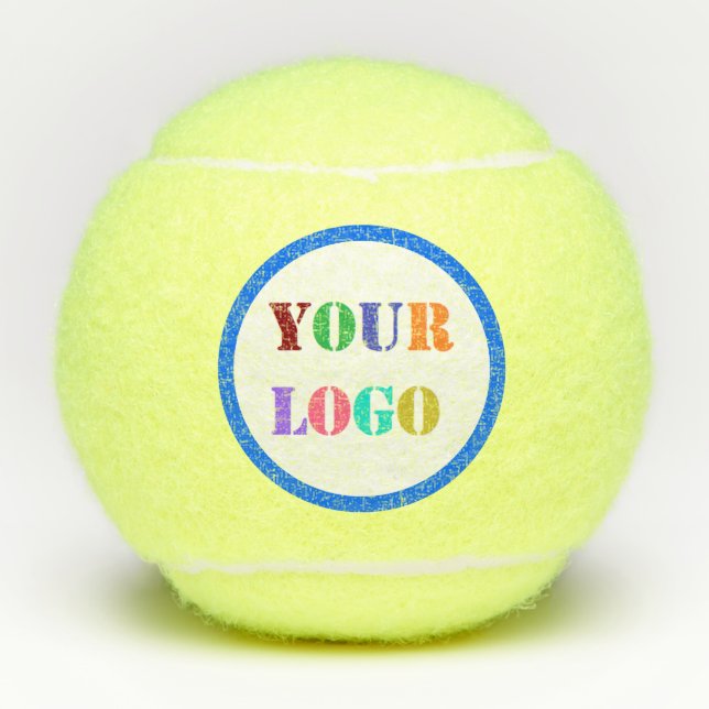 Your Logo or Photo Personalised Tennis Balls (Front)