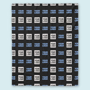 Your Logo or Uploaded Image   Geometric Pattern  Fleece Blanket