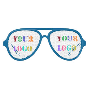 Your Logo Photo Aviator Sunglasses - Promotional