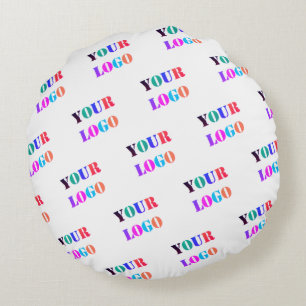 Your Logo Photo Business Promotional Personalised  Round Cushion