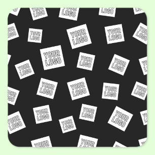 Your Logo, Photo or other Image   Random Placement Square Sticker