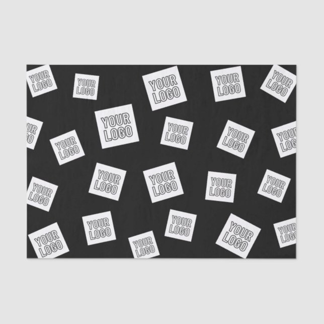 Your Logo, Photo or other Image | Random Placement Tissue Paper (Front)