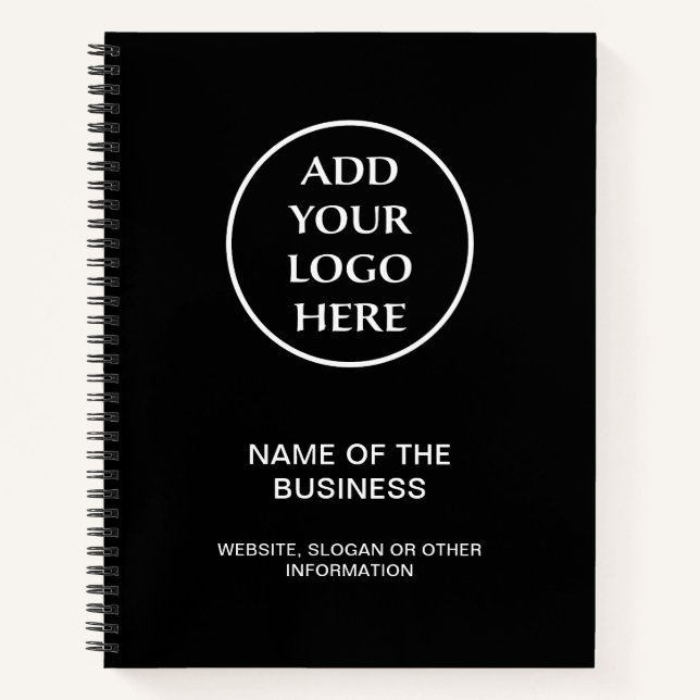 Your Logo Professional Business Company Corporate Notebook (Front)