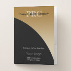 Your Logo Professional Elegant Black Gold Business