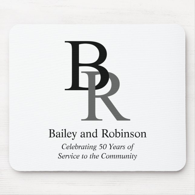 Your Logo Professional Promotional Business Mouse Pad (Front)