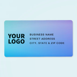 Your Logo   Purple Blue Green Ombre