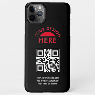 Your Logo & QR Code Business Promotiona iPhone Cas 11Pro Max Case