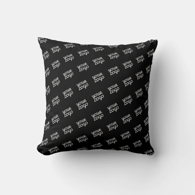 Your Logo Repeated (automatically) Cushion (Front)