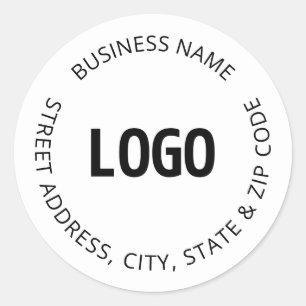 Your Logo Return Address or Product Label