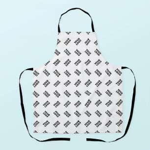 Your Logo   Simple Alternating Repeating Pattern Apron