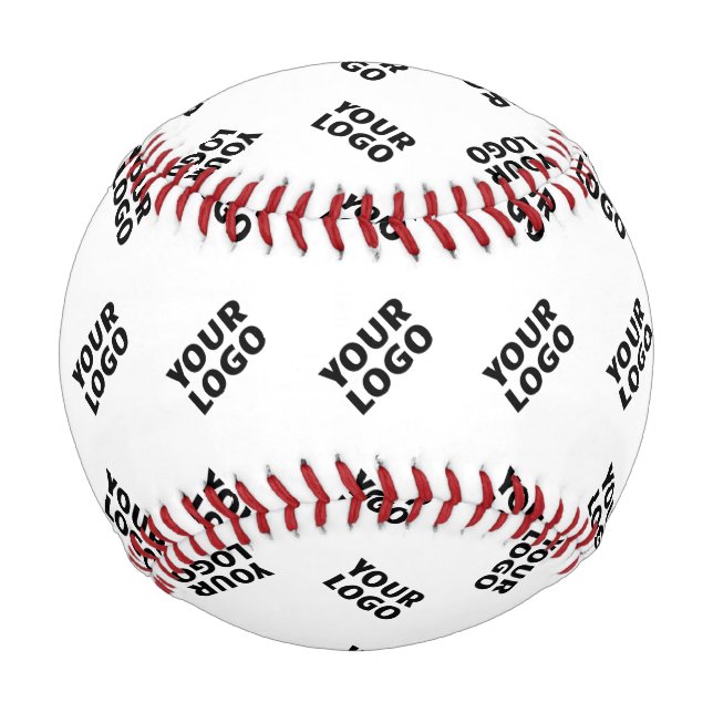 Your Logo | Simple Alternating Repeating Pattern Baseball (Front)