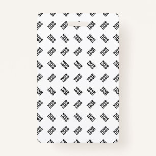Your Logo Simple Alternating Repeating Pattern ID Badge