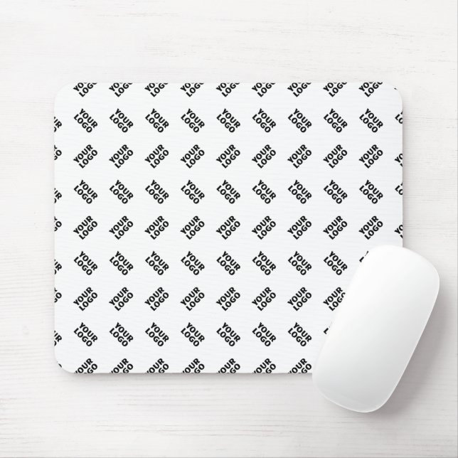 Your Logo | Simple Alternating Repeating Pattern Mouse Pad (With Mouse)