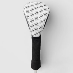 Your Logo Simple Repeating Diagonal Pattern Golf Head Cover
