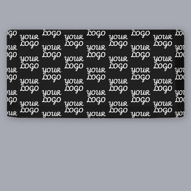 Your Logo | Simple Repeating Logo Pattern  Banner (Creator Uploaded)