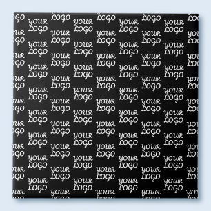 Your Logo Simple Repeating Logo Pattern Ceramic Tile