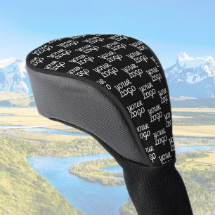 Your Logo   Simple Repeating Logo Pattern  Golf Head Cover