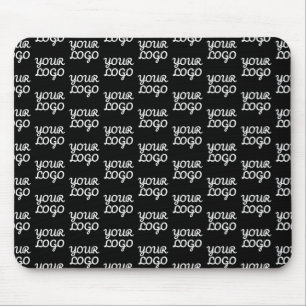 Your Logo   Simple Repeating Logo Pattern  Mouse Pad