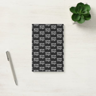 Your Logo   Simple Repeating Logo Pattern  Post-it Notes