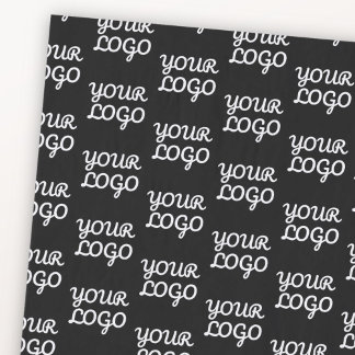 Your Logo | Simple Repeating Logo Pattern  Tissue Paper