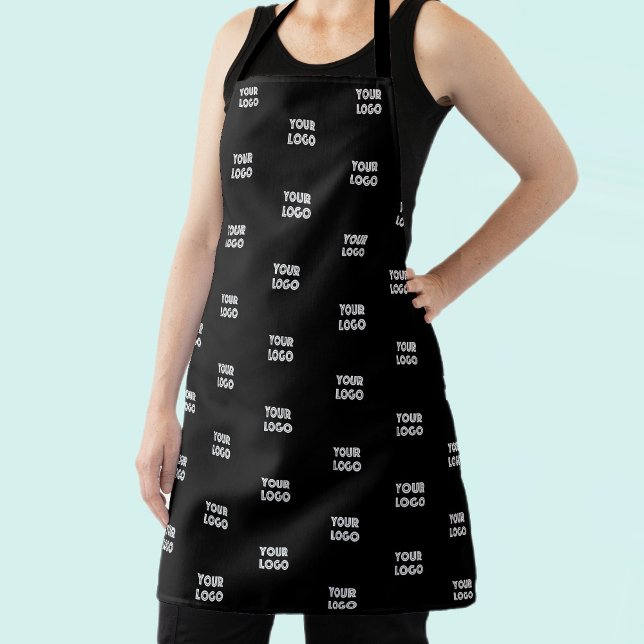 Your Logo | Simple Repeating Logo Replacement Apron (Creator Uploaded)